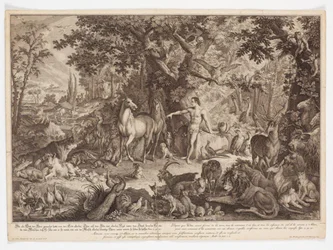 Adam benennt die Tiere
