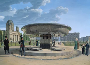 Die Granitschale im Lustgarten Berlin, 1831