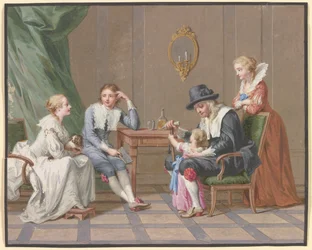Familienszene