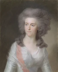 Friederike Sophie Wilhelmine (Wilhelmine; 1751-1820), Prinzessin von Preußen. Gemahlin von Prinz Wilhelm V.