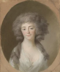 Louisa Isabella Alexandrina Augusta von Kirchberg (1772-1827). Ehefrau von Frederik Willem, Fürst von Nassau-Weilburg, und Schwägerin von Augusta Maria Carolina von Nassau-Weilburg