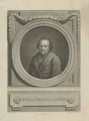 Porträt von Moses Mendelssohn 1729-1786, 1772
