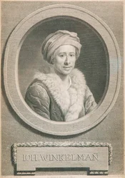 Porträt des Kunsthistorikers und Archäologen Johann Joachim Winckelmann 1717-1768, 1776