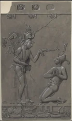 Eine Sammlung von Waldecks Originalkunstwerken aus Mesoamerika, Box 2 von 22