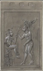 Eine Sammlung von Waldecks Originalkunstwerken aus Mesoamerika, Box 2 von 22