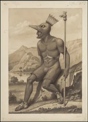 Eine Sammlung von Waldecks Originalkunstwerken aus Mesoamerika, Box 3 von 22