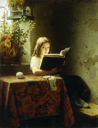 Das lesende Mädchen, 1871