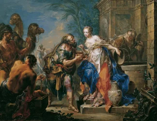 Rebekka am Brunnen, um 1735