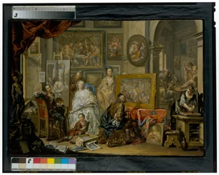 Das Atelier des Künstlers