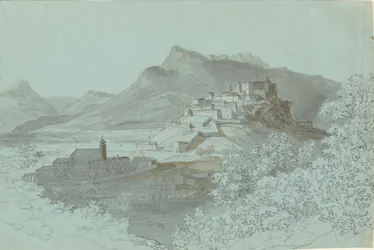 Blick auf Salzburg, 1820er Jahre