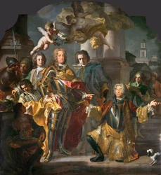 Kaiser Karl VI. und Graf Michael Johann von Althann