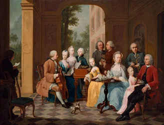 Familie Timmermann, von Johann Heinrich Tischbein der Ältere