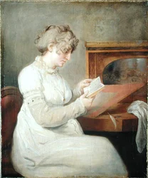 Porträt der Dichterin Engel Christine Westphalen (1758-1840)