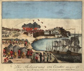 Die Belagerung der Festung Ochakov im Dezember 1788
