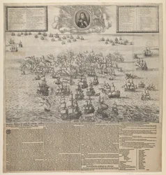 Die Schlacht bei Køgebucht im Juli 1677