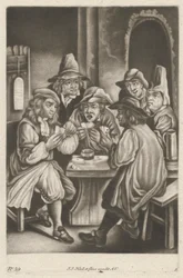 Männer beim Kartenspielen