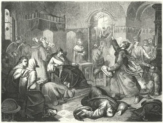 Ein finnischer Zauberer prophezeit den bevorstehenden Tod von Iwan dem Schrecklichen