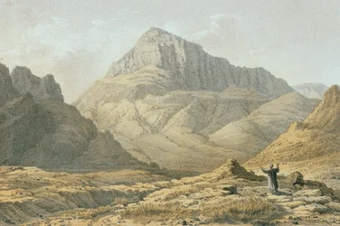 Serbal. Radierung von Bernatz et alii - Steinkopk J.F. Editore