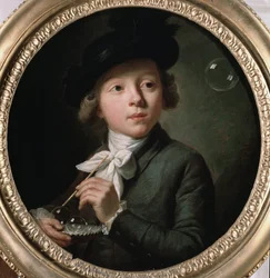 Seifenblasen oder ein Porträt von J. A. Laurens