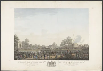 Einzug von Wilhelm I. in die Stadt Brüssel am 30. März 1815