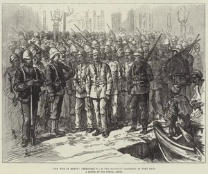 Der Krieg in Ägypten, Gefangene der ägyptischen Garnison in Port Said