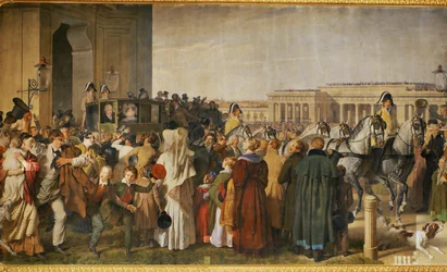 Erste Ausfahrt von Kaiser Franz I. nach schwerer Krankheit