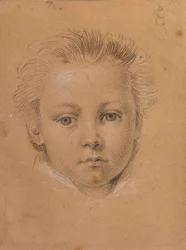 Kopfstudie eines Knaben