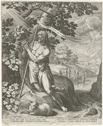 Johannes der Täufer in der Wüste