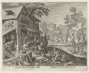 Jubal und seine Familie stellen Musikinstrumente her Geschichte der Familie von Kain / Über gute und schlechte Arbeiten (Serientitel)