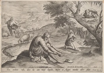Gott erscheint Moses