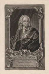 Johann Mattheson, graviert von Johann Jakob Haid (1704-67), um 1744 (Mezzotinto)