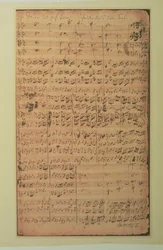 Autographes Manuskript, Kantate BWV 180 
