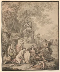 Bacchanalische Szene