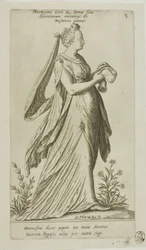 Mnemosyne (Erinnerung), Tafel 3 aus Parnassus Biceps