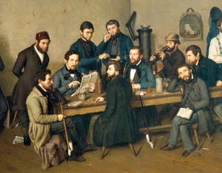 Verhaftete Revolutionäre in Trier (Detail)