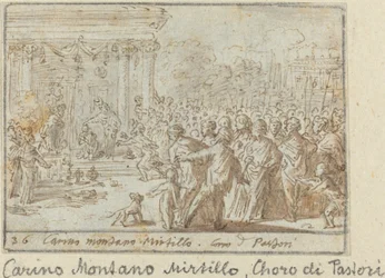 Chor der Hirten: Carino, Montano und Mirtillo