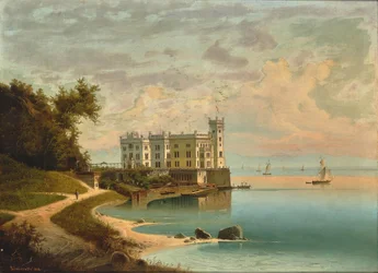 Schloss Miramare in Triest, 1868