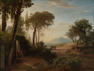 Der Morgen, Der Auszug des Wanderers nach Jericho