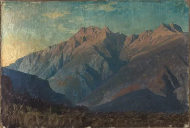 Felsmassiv (wohl) in Graubünden