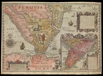 Die Südspitze von Peru, Südamerika, ca. 1590