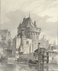 Ansicht des Hoofdtoren in Hoorn