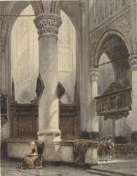 Innenraum der Nieuwe Kerk in Delft
