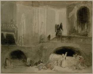 Szene aus der Oper Guido et Ginevra