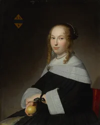 Porträt von Margaretha Dicx (1634-1697)