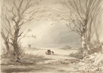 Eine Winterlandschaft, 1854