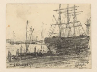 Schiffe vor Dordrecht