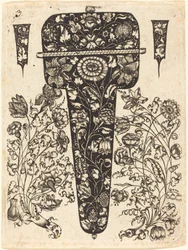 Anhänger verziert mit Blumen