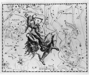 Das Sternbild Perseus. Tafel aus 