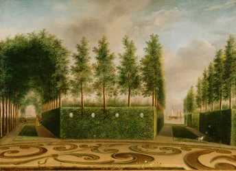 Ein formaler Garten, 1766
