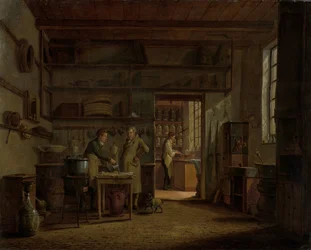 Die Destillerie des Apothekers A. d